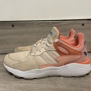 Adidas Cloudform Crazy Chaos. Linen/Linen/Pink. W7
